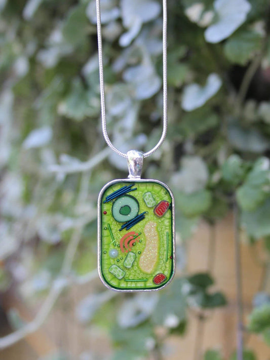 Mini Plant Cell Necklace - Botanical Science Gift