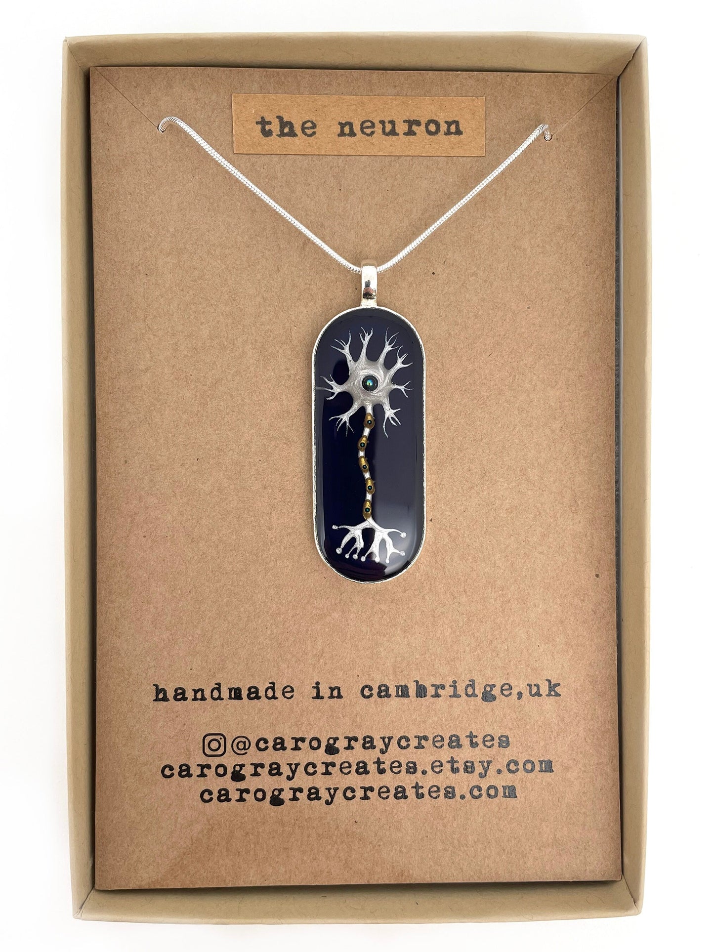 Neuron Necklace - Brain Science Jewelry