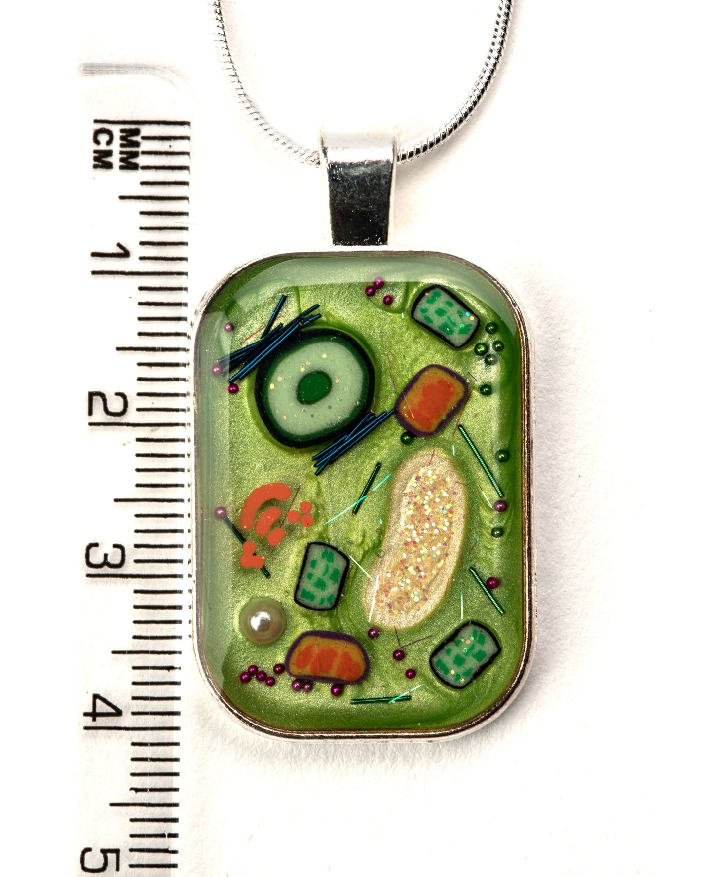 Mini Plant Cell Necklace - Botanical Science Gift