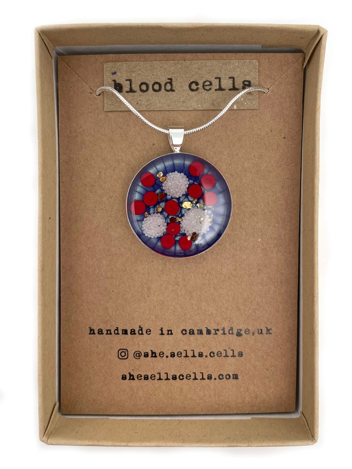 Blood Cell Necklace - Haematology Science Gift