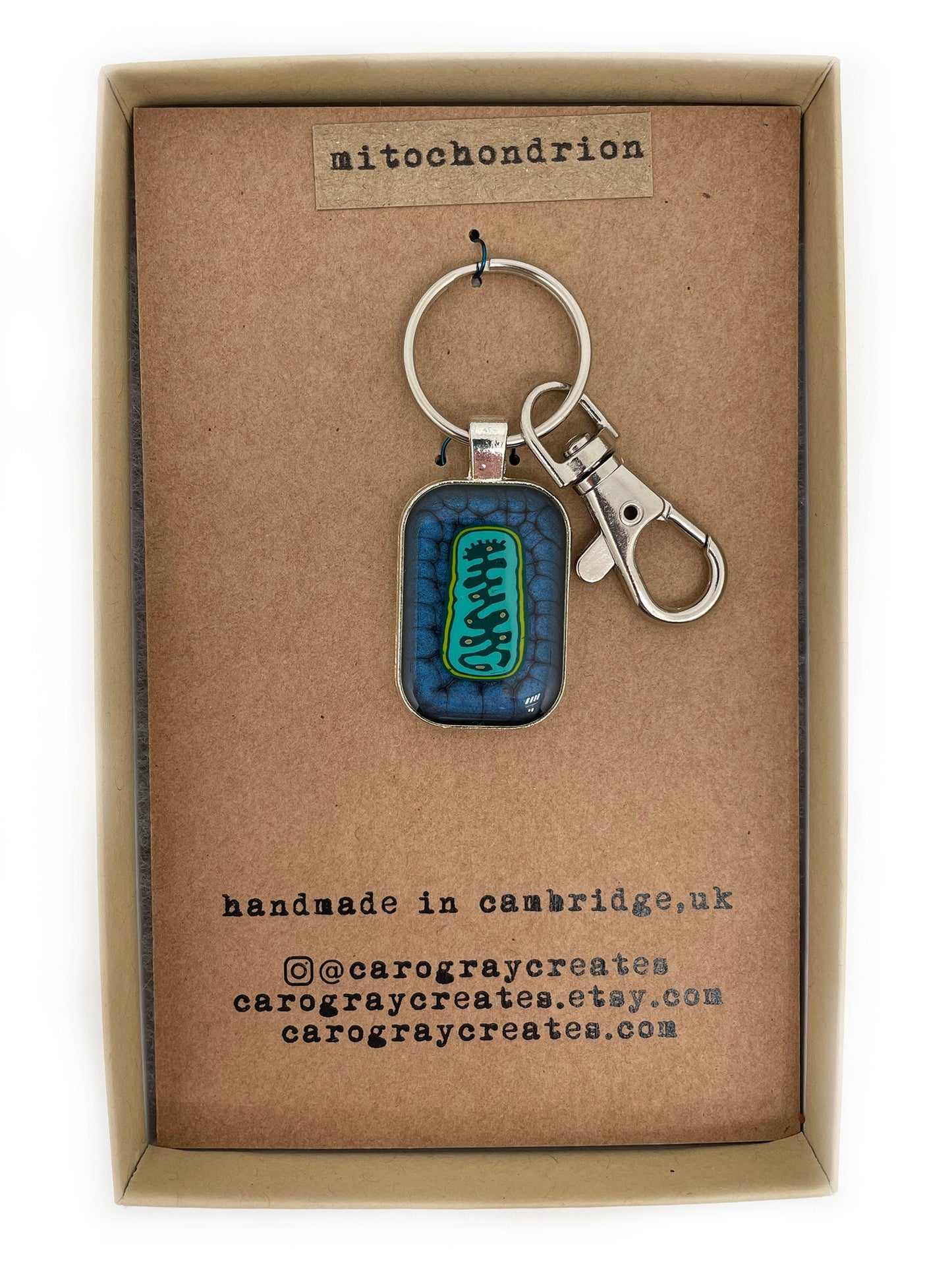 Mitochondria Keychain - Science Gift