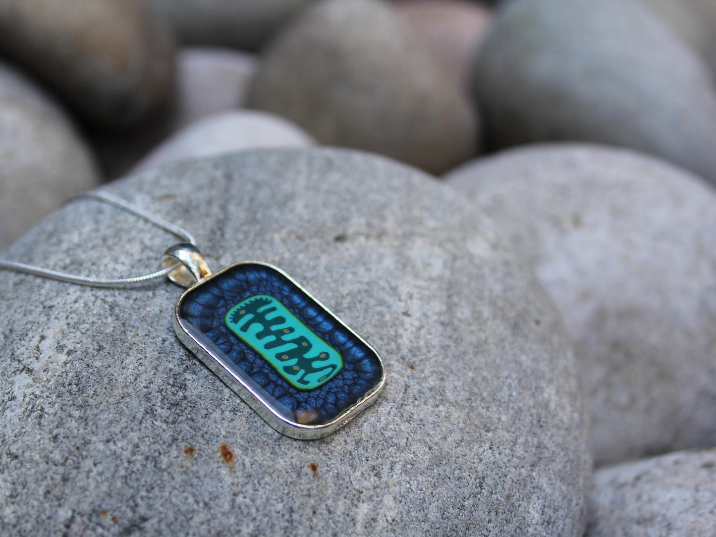 Mitochondria Necklace - Handmade Science Jewelry