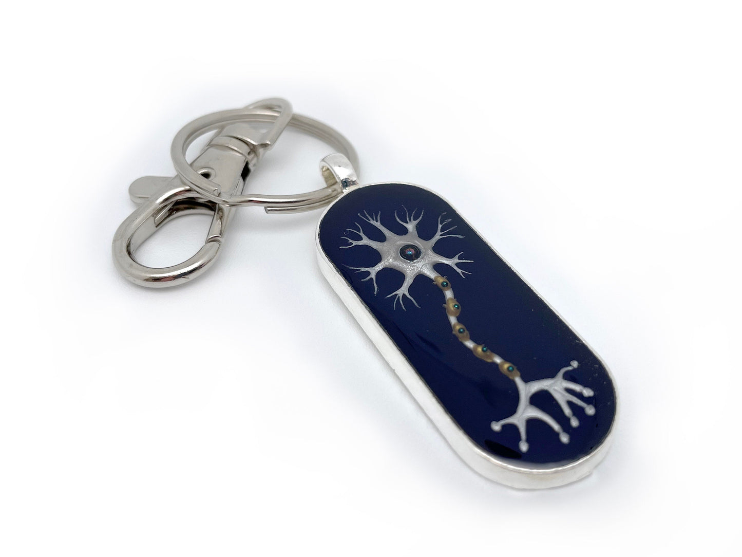Neuron Keychain - Neuroscience Gift
