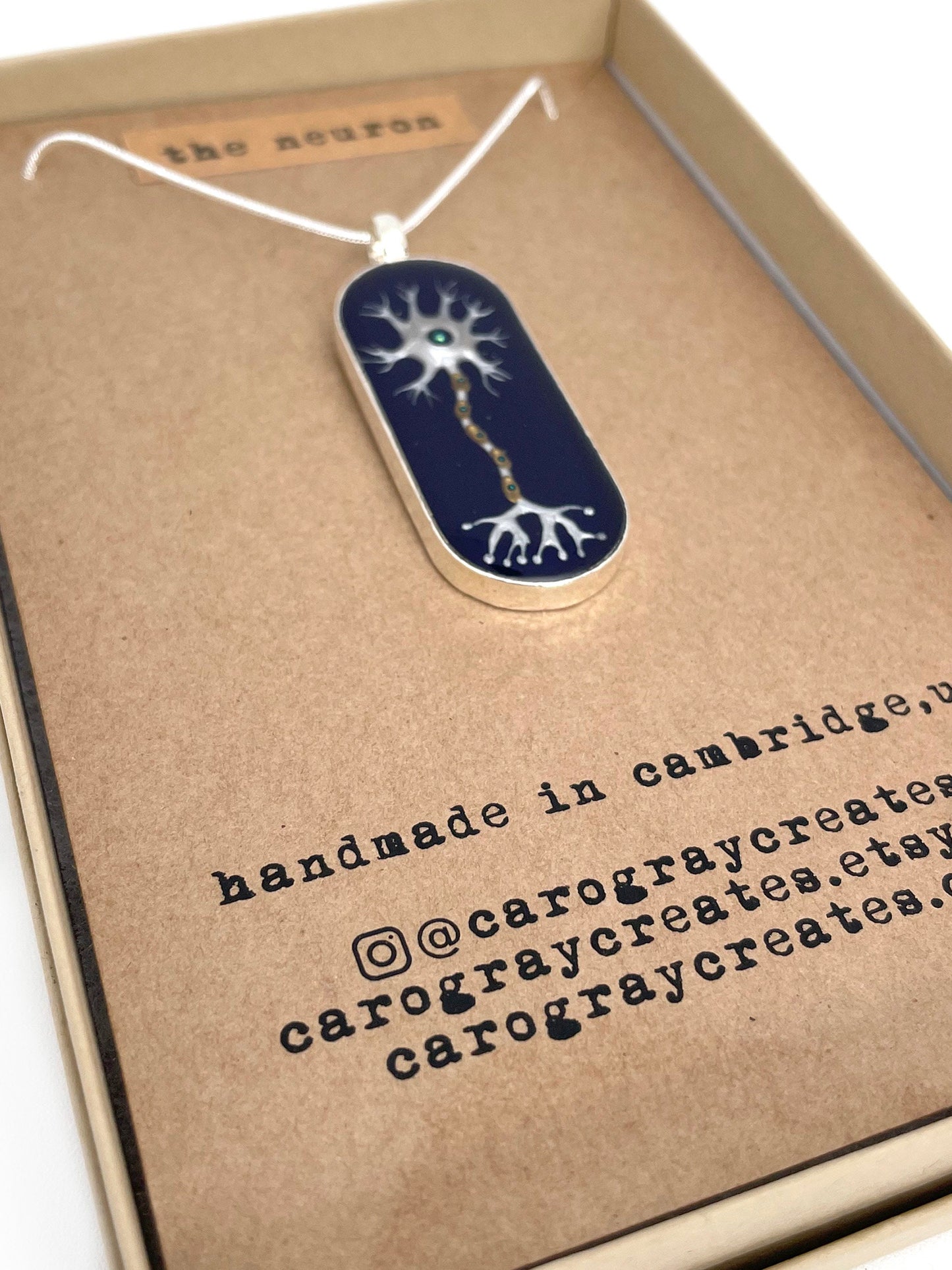 Neuron Necklace - Brain Science Jewelry