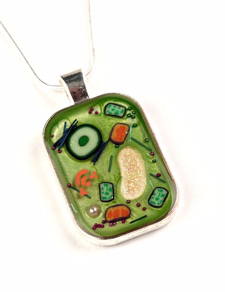 Mini Plant Cell Necklace - Botanical Science Gift
